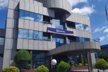 Kantor BRI Pekanbaru tempat pasien yang positif corona (net) 