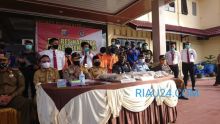 FOTO: Saat Press release pengungkapan 14 kg ganja kering