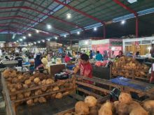 Suasana di Pasar Pagi Arengka 