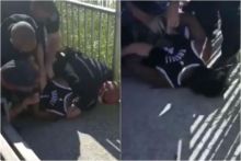 Mirip Kasus George Floyd, Video Seorang Polisi Mencekik Pria Kulit Hitam di Queens Tuai Kecaman Publik