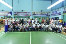 FOTO: Pembukaan Tournament Batminton Kapolres Bengkalis Cup