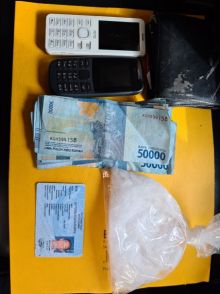 FOTO:  Barang bukti sabu