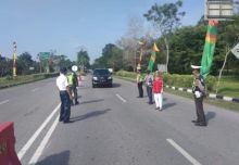 Putus Mata Rantai Penyebaran Covid-19, Pos Pantau Masuk Siak Dijaga Ketat (foto/Lin)