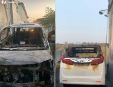 Via Vallen Panik Mobil Alphard Hangus, Diduga Dibakar Orang Tak Dikenal (foto/int)