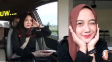 Diprank Youtuber, Warganet Terpesona Kecantikan Cewek Berhijab dan Imut Ini (foto/int)