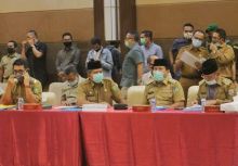 New Normal, Pasca Covid-19 Bupati Siak Ikut Hadir Rapat Koordinasi Pencegahan Karhutla (foto/ist)