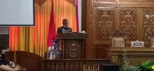 Melalui Sidang Paripurna, Bupati H. Mursini Jawab Pandangan Fraksi Fraksi Terhadap LKPJ 2019 (foto/zar)