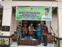 Bupati H Mursini Bersama Anggota DPRD Provinsi Riau Sardiyono Kunjungi Desa Setiang, Ini Permintaan Masyarakat (foto/zar)