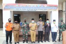 Dandim 0313/KPR Hadiri Apel Hari Kesiapsiagaan Bencana Nasional Tingkat Kabupaten Kampar Tahun 2020