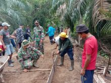 TMMD Imbangan di Tempuling, Danramil Maksimalkan Tugasnya (foto/int)
