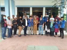 FOTO: PMII saat dikantor Disprindag