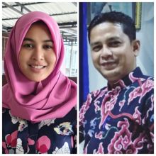 Dr. Desy Mardianty (Pusat Karir) dan Dr. Kasmanto Rinaldi (Fisipol)