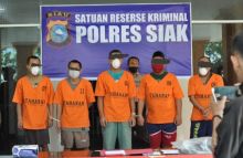 Angkut Bawang Ilegal, 5 Orang Supir dan Kernet Diamankan Polres Siak (foto/int)