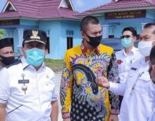 Bupati Sukiman Puji Pembangunan di Desa Sontang (foto/int)