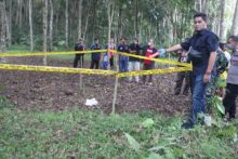 Lokasi ditemukannya jasad bayi yang digigit anjing/ foto: ayotasik.com