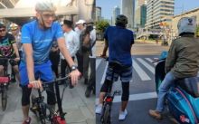 Ikutan Gemas, Sandiaga Uno Nasehati Pesepeda yang Tak Patuhi Rambu-rambu Lalu Lintas (foto/int)