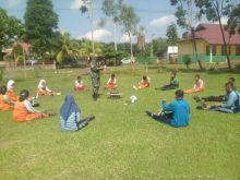 Serma Harman Berikan Pengarahan Wawasan kebangsaan dan Materi PBB Kepada Siswa Baru di SMK Terpadu