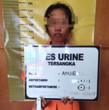 FOTO: Tersangka Anje