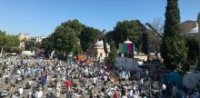 Hari Pertama Shalat Jumat di Aya Sofya, Jamaah Membludak (net) 