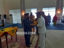 FOTO: Pelantikan Kades Tasik serai