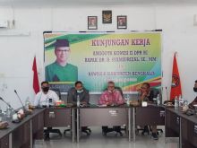 FOTO: Anggota DPR RI Kunjungi Bawaslu Bengkalis