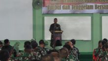Di Akhir Masa Jabatan, Dandim Aidil berikan Arahan Kepada Seluruh Prajurit Kodim 0313/KPR