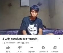 Viral Video Sobat Miskin Bengong 2 Jam, Ditonton Lebih Dari 1 Juta Netizen (foto/int)