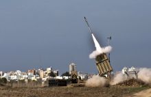 Tameng Rudal Iron Dome milik Israel