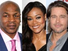 Mike Tyson, Robin Givens, Brad Pitt 