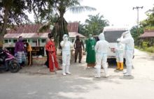Lima Orang Warga Kampung Laksmana Sabak Auh, Positif Covid-19 (foto/int)