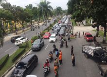 Jalan Sudirman Macet