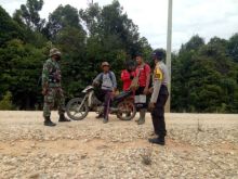 Polsek Langgam Lakukan Patroli C3 dan Sosialisasi antisipasi penyebaran Covid-19