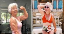 Rutin Berolahraga Selama 3 Tahun, Bentuk Tubuh Nenek Asal Amerika Ini Berubah Drastis, Begini Penampakannya....