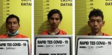 FOTO: Tiga tersangka