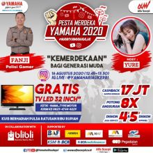 Yamaha mengadakan Pesta Merdeka yang digelar 10-17 Agustus 2020