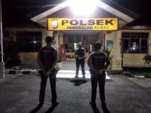 Polsek Pangkalan Kuras Polres Pelalawan Di Jam Rawan Lakukan Kegiatan Rutin Yang Ditingkatkan (KRYD)
