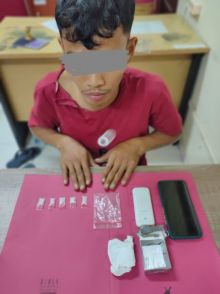 Polres Siak Kembali Tangkap Satu Orang Pengedar Narkoba, 5 Paket Sabu Diamankan (foto/int)