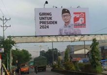 Baliho Giring maju sebagai capres. foto: int