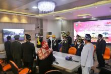 Pemkab Siak Ikuti Upacara Detik-detik Proklamasi Kemerdekaan Secara Virtual (foto/lin