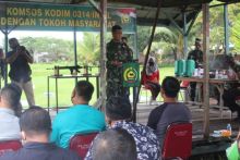 Dandim 0314 Inhil Silahturahmi Bersama Toko Masyarakat dan Toko Agama Bahas Ini (foto/int)