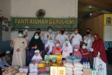 Telkomsel memberikan bantuan kepada 4 yayasan panti asuhan di Pekanbaru