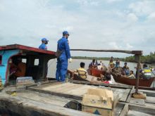 Pencarian dua orang nelayan  korban tenggelam di Rupat