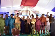 Warga Simpang Padang Antusias dan Siap Menangkan Duet Kasmarni-Bagus (foto/ist)