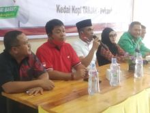 Kaderismanto - Iyeth Bustami mengelar jumpa pers bersama awak media