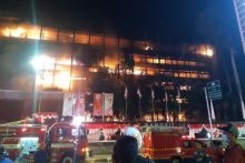 Gedung Kejaksaan Agung terbakar