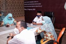 Bertemakan Segi Positif Pandemi Covid-19, Dekranasda Siak Ikuti Munas Dekranasda 2020 Secara Virtual (foto/lin)