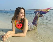 Cinta Laura Jadi Putri Duyung Terdampar, Netizen Langsung Bilang Begini (foto/int)