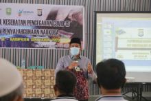Sosialisasi Bahaya Narkoba Dan Disiplin Prokes Covid-19, Bupati Alfedri: Pengedar Narkoba Penghianat Bangsa (foto/lin)