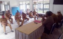 Upika Kabun Bersama Kepala Desa Gelar Rakor New Normal (foto/amsur)