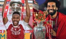 Duel Arsenal vs Liverpool, Adu Tajam Aubameyang atau Mohamed Salah di Community Shield 2020 (foto/int)